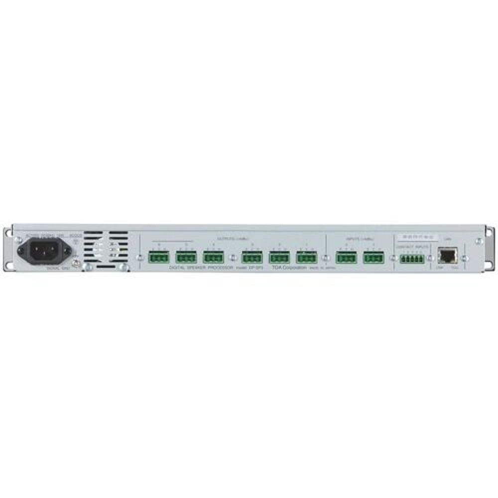 TOA DP-SP3 CU 2-Input/6-Output Digital Speaker Processor 1U- Optional Mb-15B Rack Kit