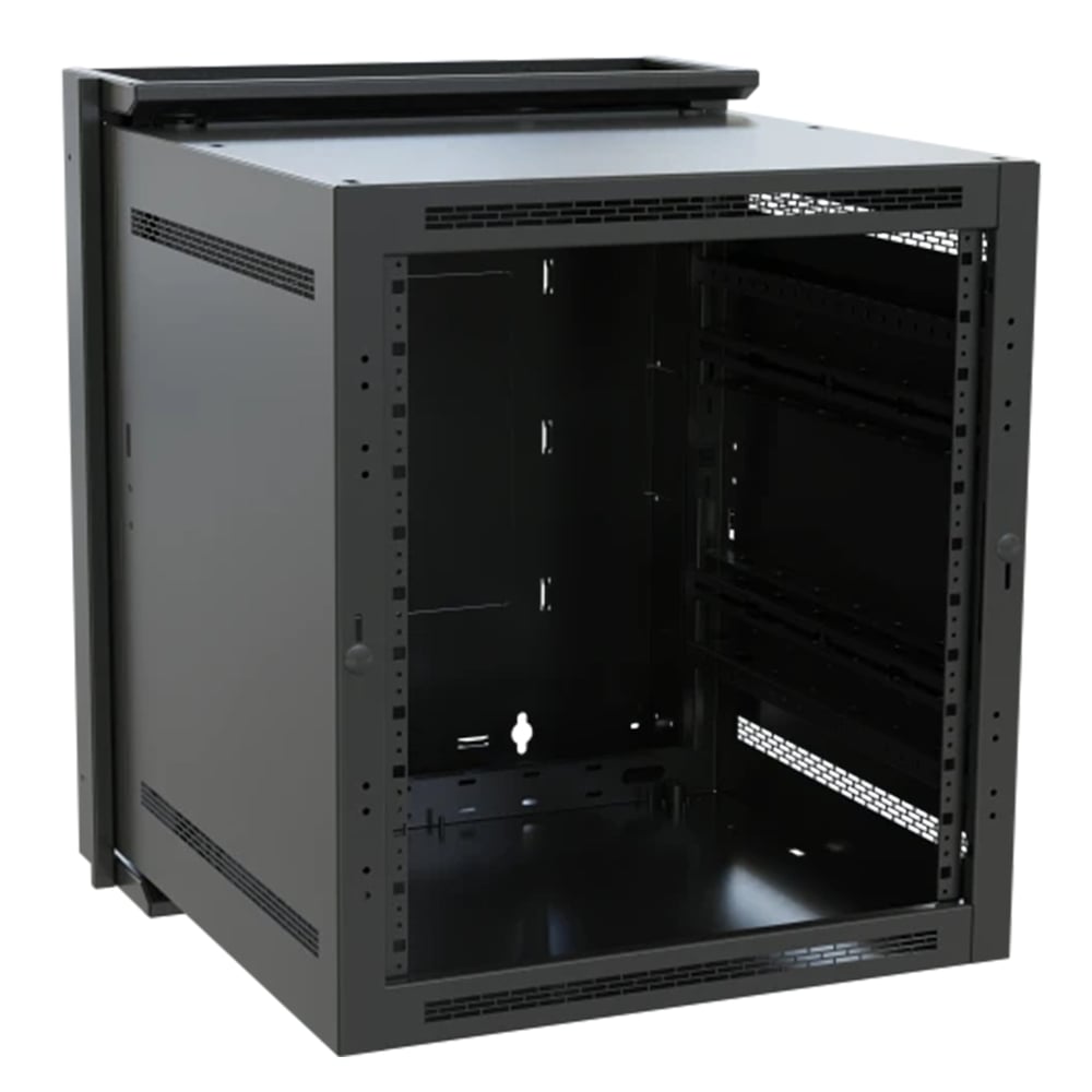Middle Atlantic DWR-12-32PD 12Sp/32D Wall Rack W/ Plexi Door