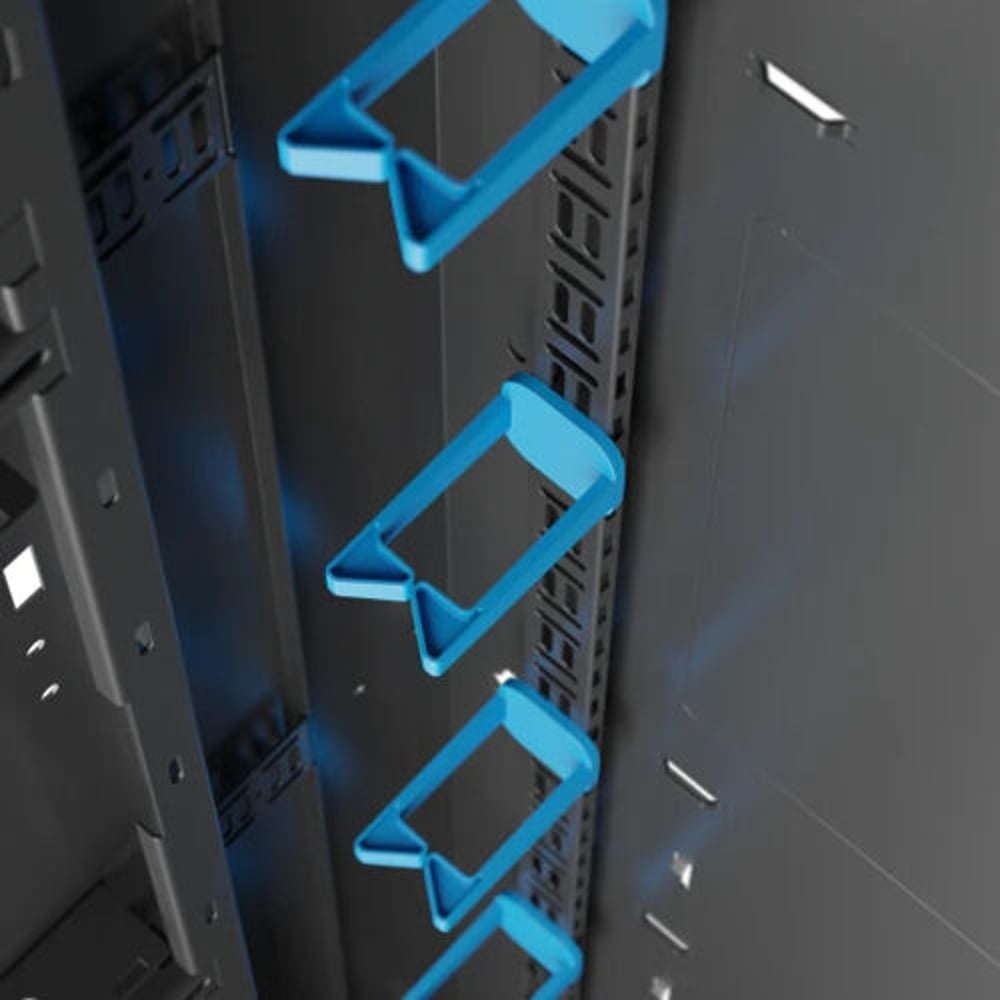 Middle Atlantic DWR-12-32PD 12Sp/32D Wall Rack W/ Plexi Door