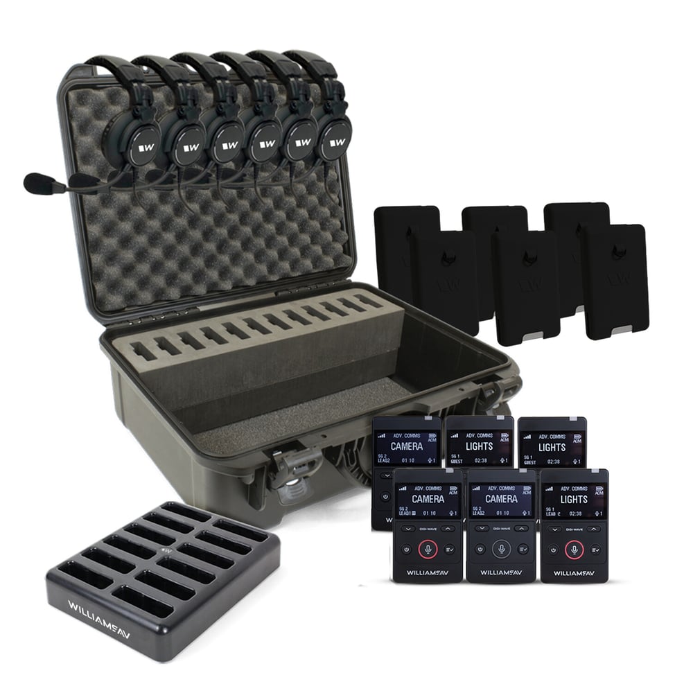 Williams AV DW SYS2ACM-00 Digi Wave Acm 6 User Production Intercom System