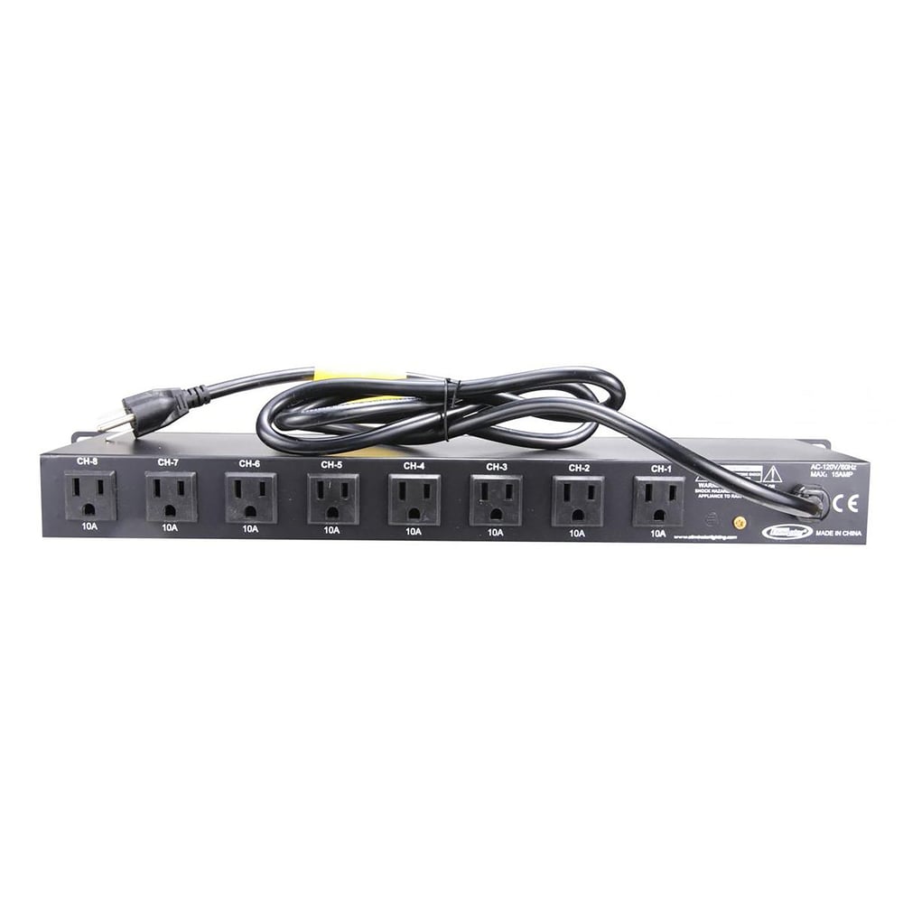 Eliminator Lighting E107 USB 19" Rack-Mount Power Control Center