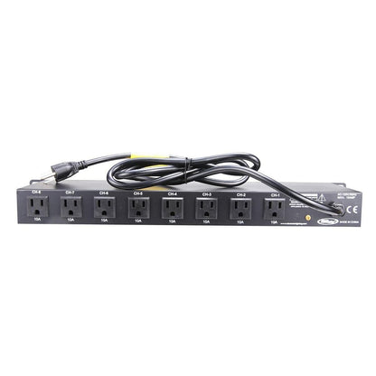 Eliminator Lighting E107 USB 19" Rack-Mount Power Control Center