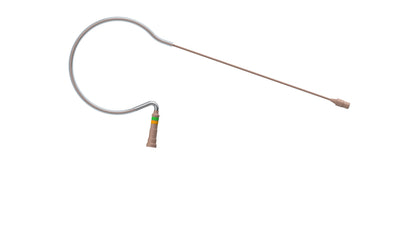 Countryman E6 Directional Earset With Very Flexible Boom For Sennheiser | 3.5mm locking (SR) (1mm) | Standard Gain | Tan