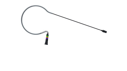 Countryman E6 Directional Earset With Very Flexible Boom For Sennheiser | 3.5mm locking (SR) (2mm) | For very powerful vocals | Black