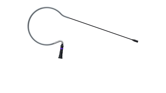 Countryman E6 Omnidirectional Earset With Classic/Springy Boom For Audio Technica | Hirose 4 pin (AT) (2mm) | For very powerful vocals | Black