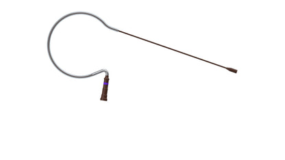 Countryman E6 Omnidirectional Earset With  Classic/Springy Boom For Sennheiser | 3.5mm locking (SR) (2mm) | For very powerful vocals | Cocoa