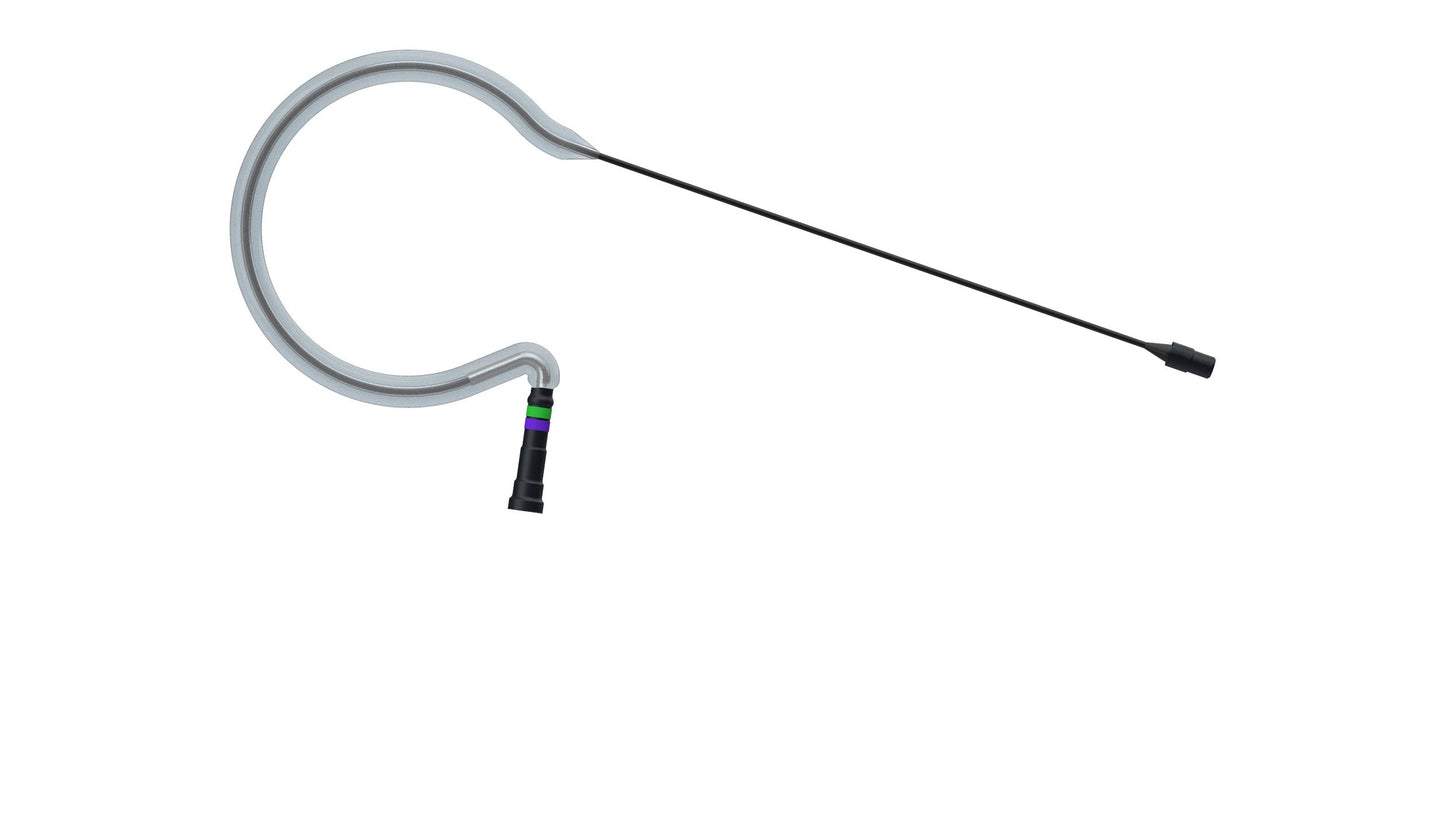 Countryman E6 Directional Earset With Flexible Boom And Springy Ear Section For Shure | TA4F (AX) (1mm) | For very powerful vocals | Black