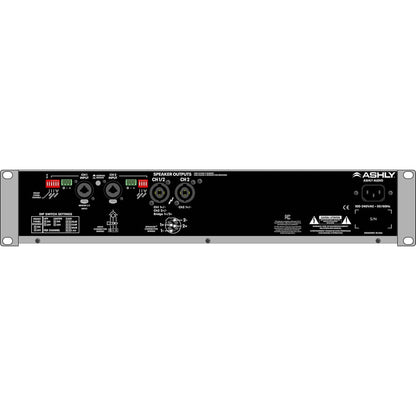 Ashly ECOTOUR1500.2-120V-U Ecotour 1500.2 High-Efficiency Touring Power Amplifier 2X1500W