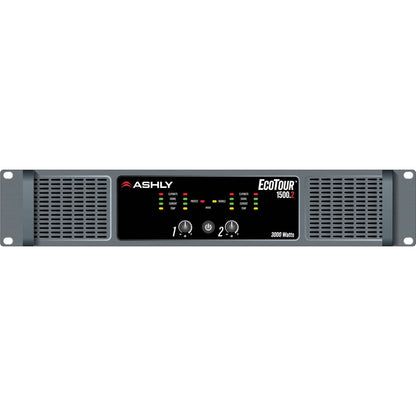 Ashly ECOTOUR1500.2-120V-U Ecotour 1500.2 High-Efficiency Touring Power Amplifier 2X1500W