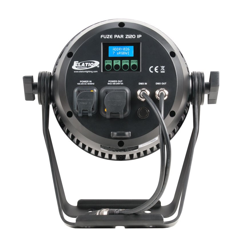 Elation Fuze Par Z120 IP RGBW COB LED Wash Light back
