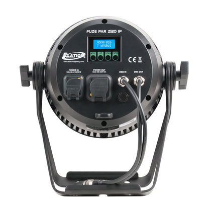 Elation Fuze Par Z120 IP RGBW COB LED Wash Light back