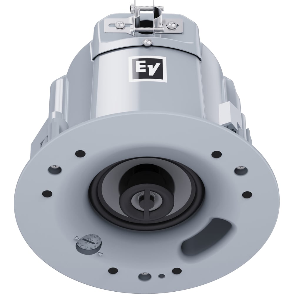 Electro-Voice EVID-EC4.2 2Way 4" Coaxial Ceiling Speaker With White Bezel-Less Magnetic Grille