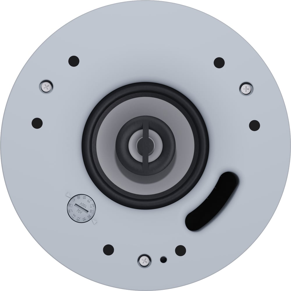 Electro-Voice EVID-EC4.2 2Way 4" Coaxial Ceiling Speaker With White Bezel-Less Magnetic Grille