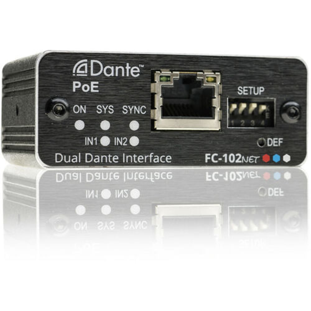 Kramer 13-80534090 2-Channel Dante Encoder & Poe Acceptor