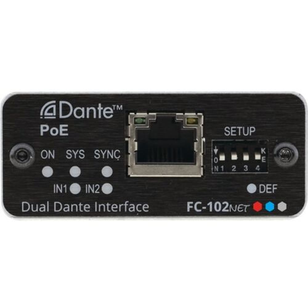 Kramer 13-80534090 2-Channel Dante Encoder & Poe Acceptor