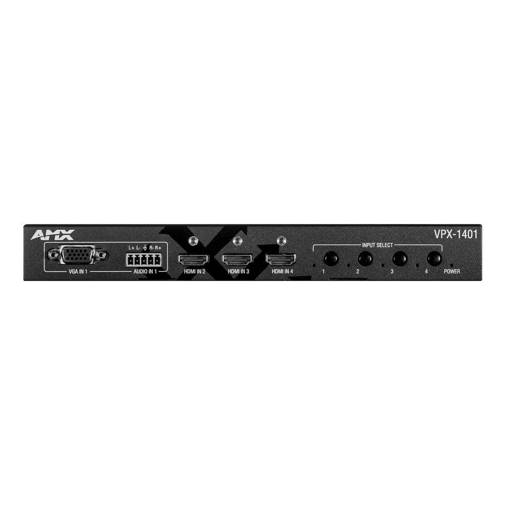 AMX FG1010-354 Vpx-1401 4X1 4K60 Presentation Switcher