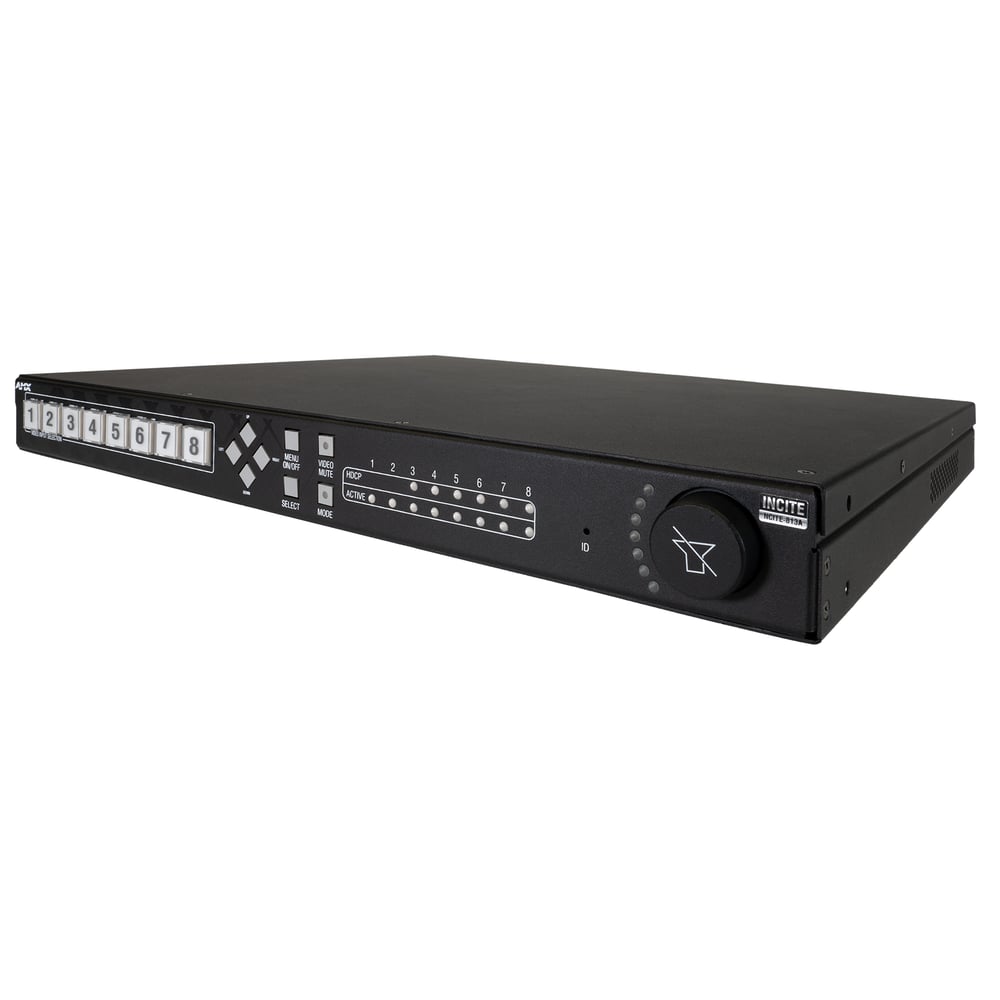 AMX FG1901-10 8X1:3 4K60 4:4:4 Digital Video Presentation Switcher