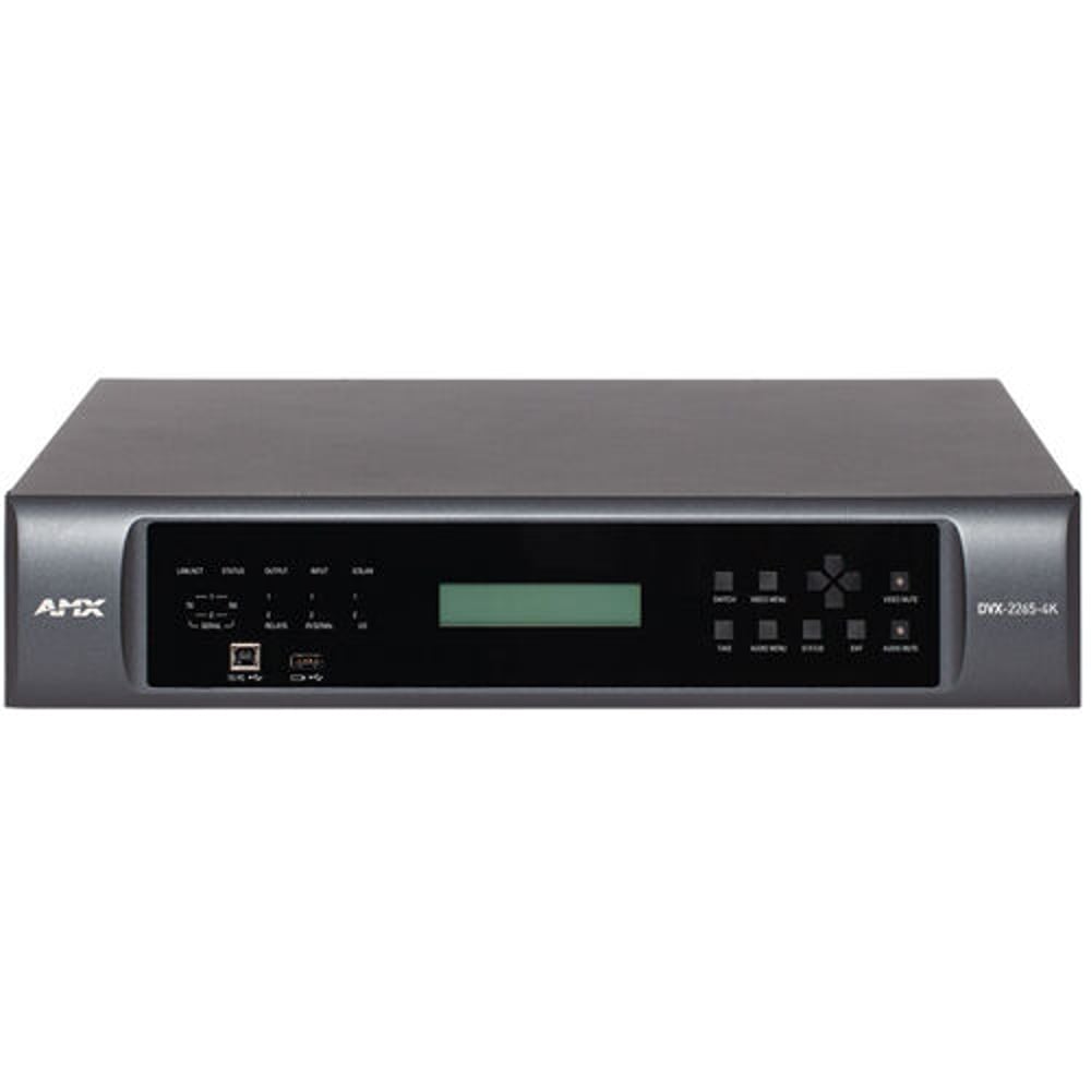 AMX FG1906-0201 Dvx-2265-4K Dvx 6 X 2+1 All-In-One Presentation Switcher