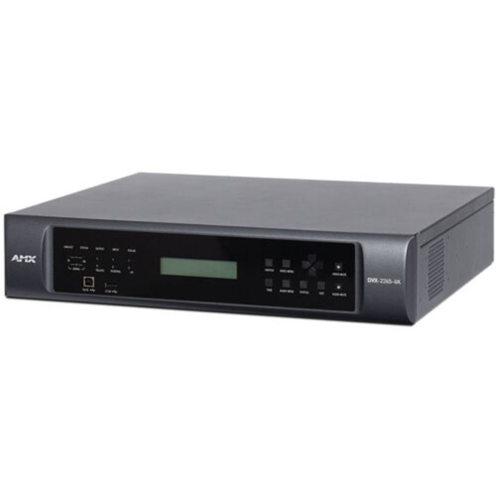 AMX FG1906-0201 Dvx-2265-4K Dvx 6 X 2+1 All-In-One Presentation Switcher