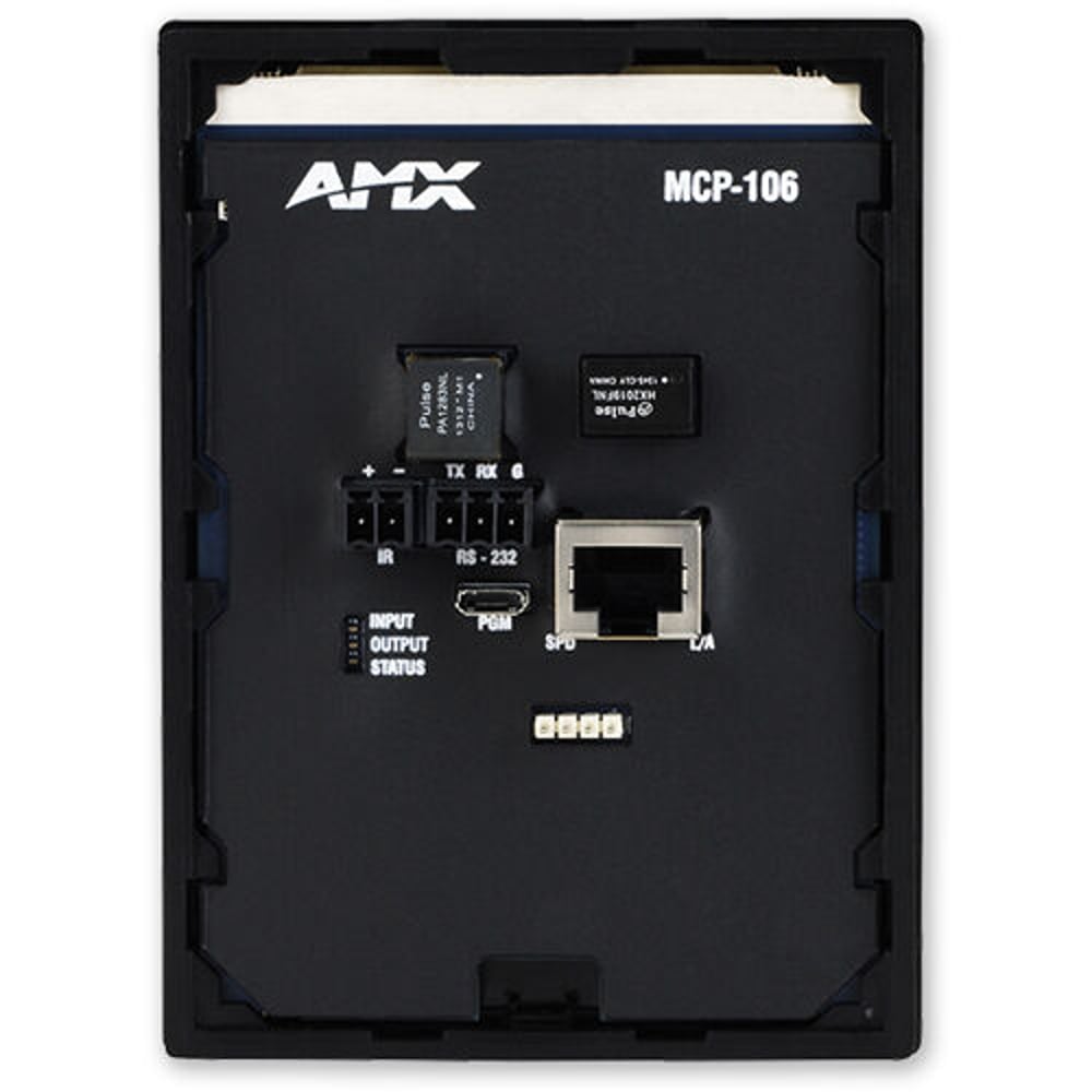 AMX FG2102-06P-W Massio 6-Button Ethernet Controlpad