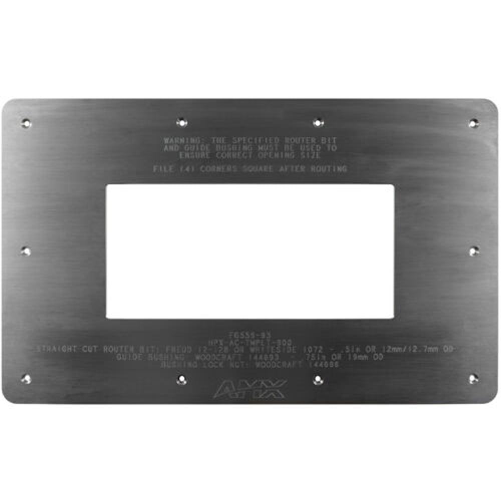 AMX FG559-92 Hpx-Ac-Tmplt Installation Router Guide For Hpx-600