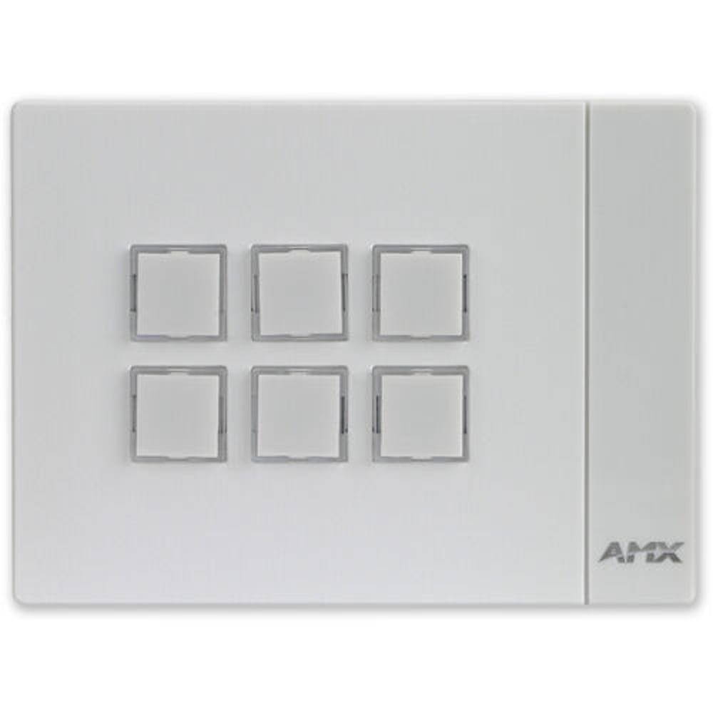AMX FG5793-06P-W Mkp-106 6 Button Massio Keypad