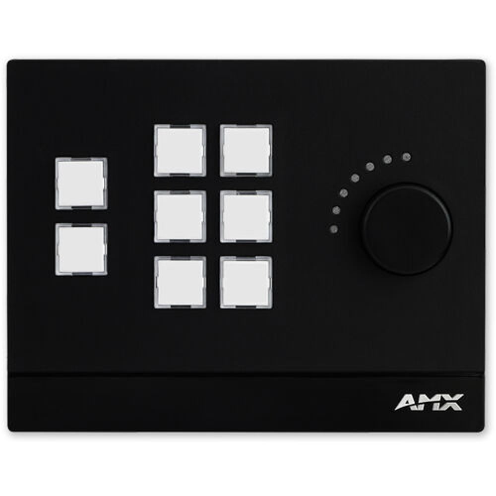 AMX FG5793-08L-BL Mkp-108 8 Button Massio Keypad With Knob