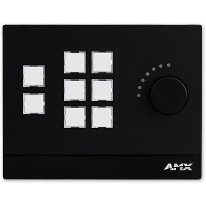 AMX FG5793-08L-BL Mkp-108 8 Button Massio Keypad With Knob