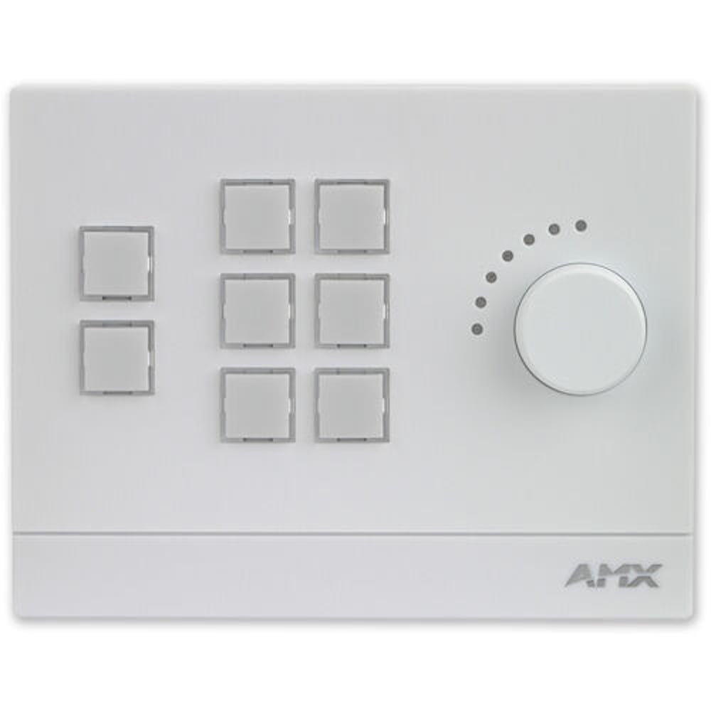 AMX FG5793-08L-BL Mkp-108 8 Button Massio Keypad With Knob