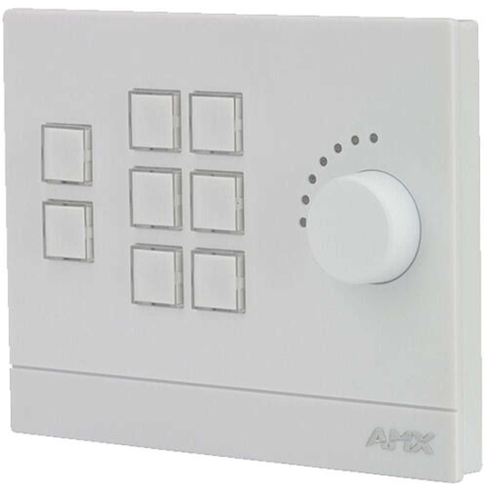 AMX FG5793-08L-BL Mkp-108 8 Button Massio Keypad With Knob