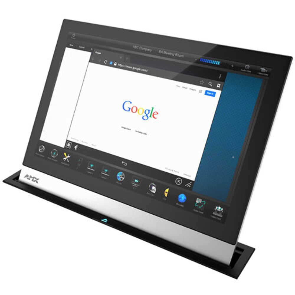 AMX FG5968-56 10.1" Modero X Series G5 Retractable Touch Panel, Black