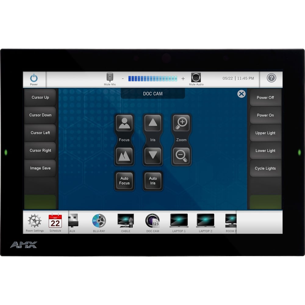 AMX FG5969-49BL Md-1002-Bl, 10" Modero Wall Panel, Black