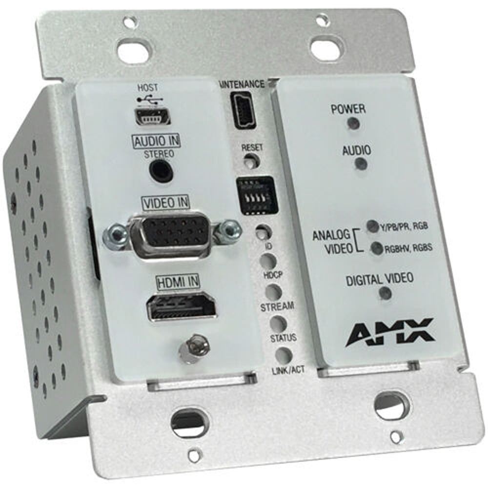 AMX FGN1115-WP-BL Svsi Decor Style Wallplate Minimal Compression Video Over Ip Encoder