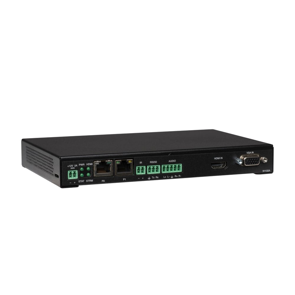 AMX FGN1122A-SA Svsi Stand-Alone Minimal Compression Voip Encoder W/(2) Rj45 Network Por