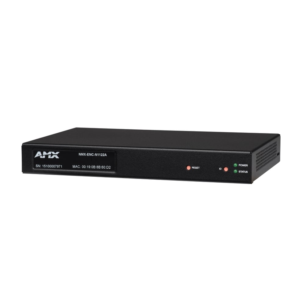 AMX FGN1122A-SA Svsi Stand-Alone Minimal Compression Voip Encoder W/(2) Rj45 Network Por