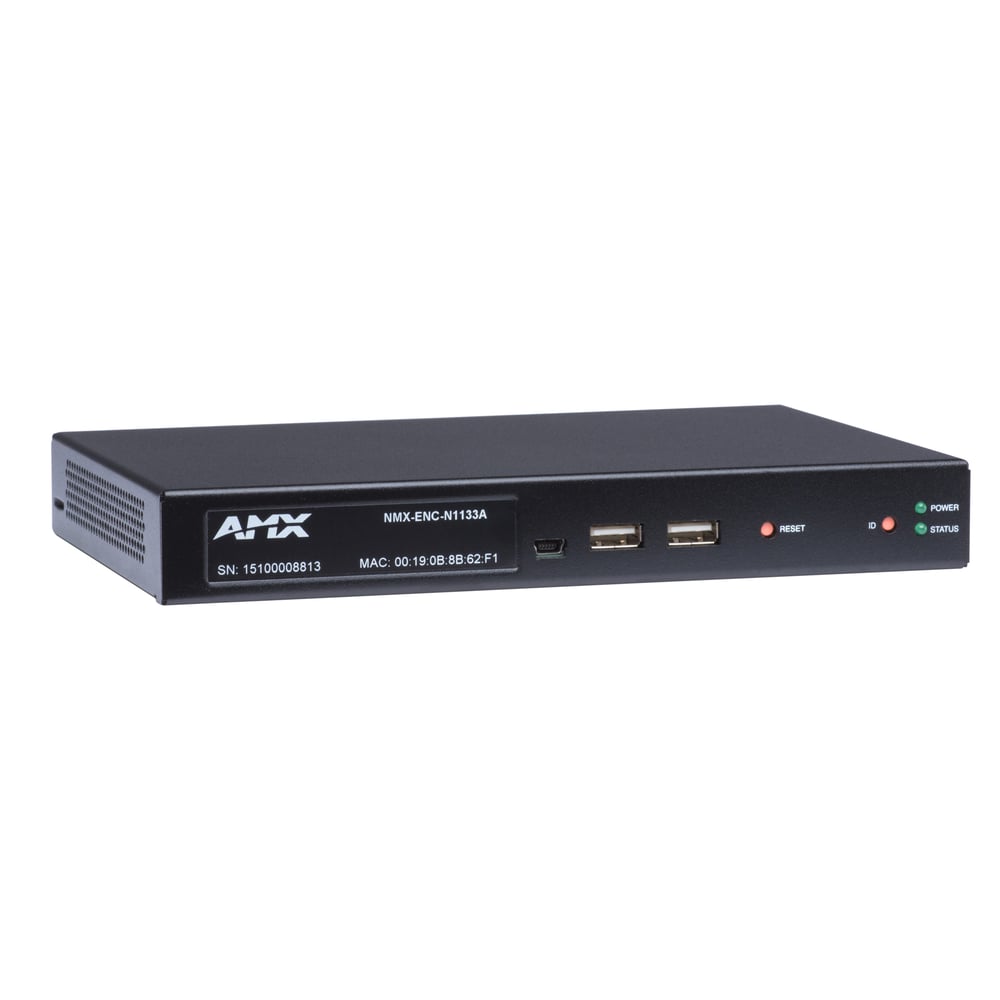 AMX FGN1133A-SA Svsi Stand-Alone Minimal Compression Encoder W/(1)Sfp Fiber/Rj45 Co