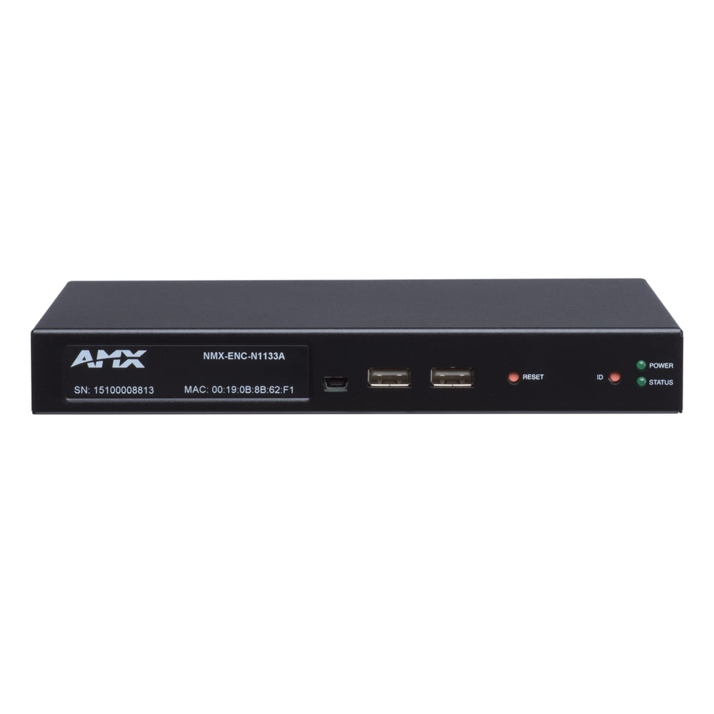 AMX FGN1133A-SA Svsi Stand-Alone Minimal Compression Encoder W/(1)Sfp Fiber/Rj45 Co