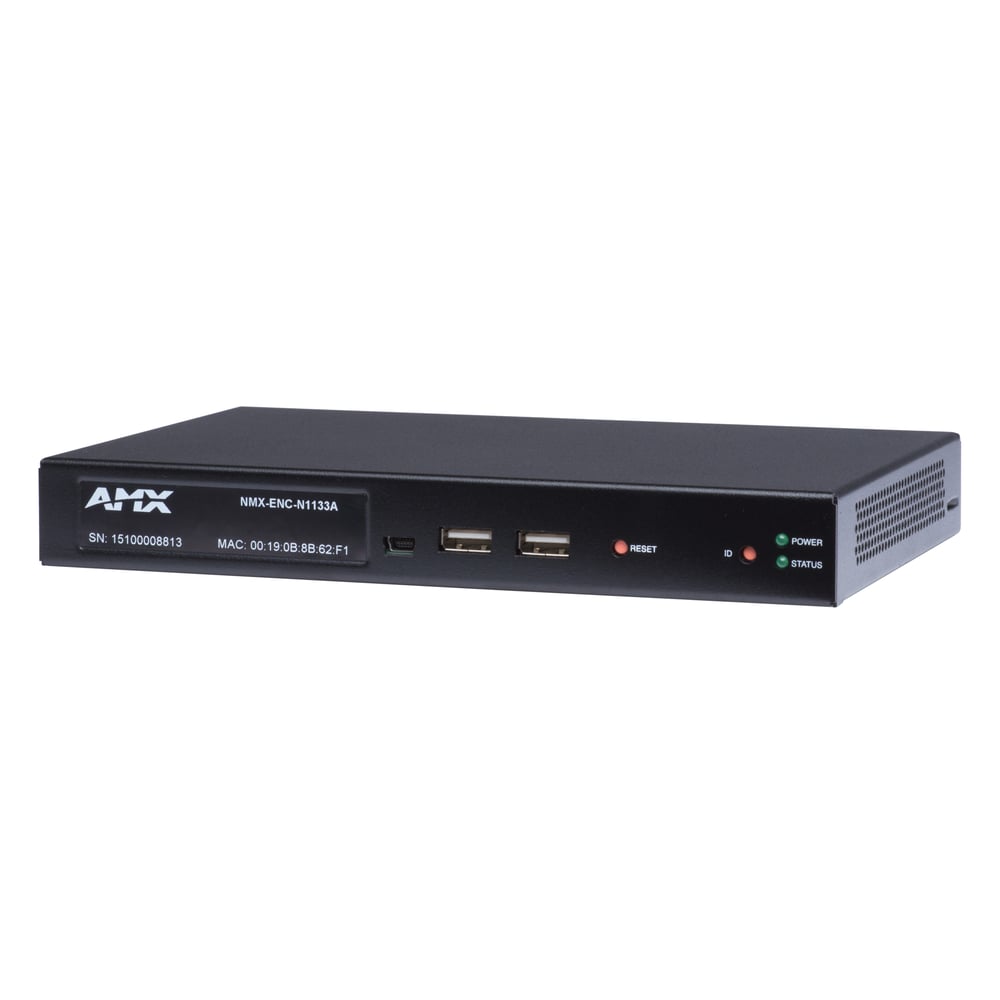 AMX FGN1133A-SA Svsi Stand-Alone Minimal Compression Encoder W/(1)Sfp Fiber/Rj45 Co