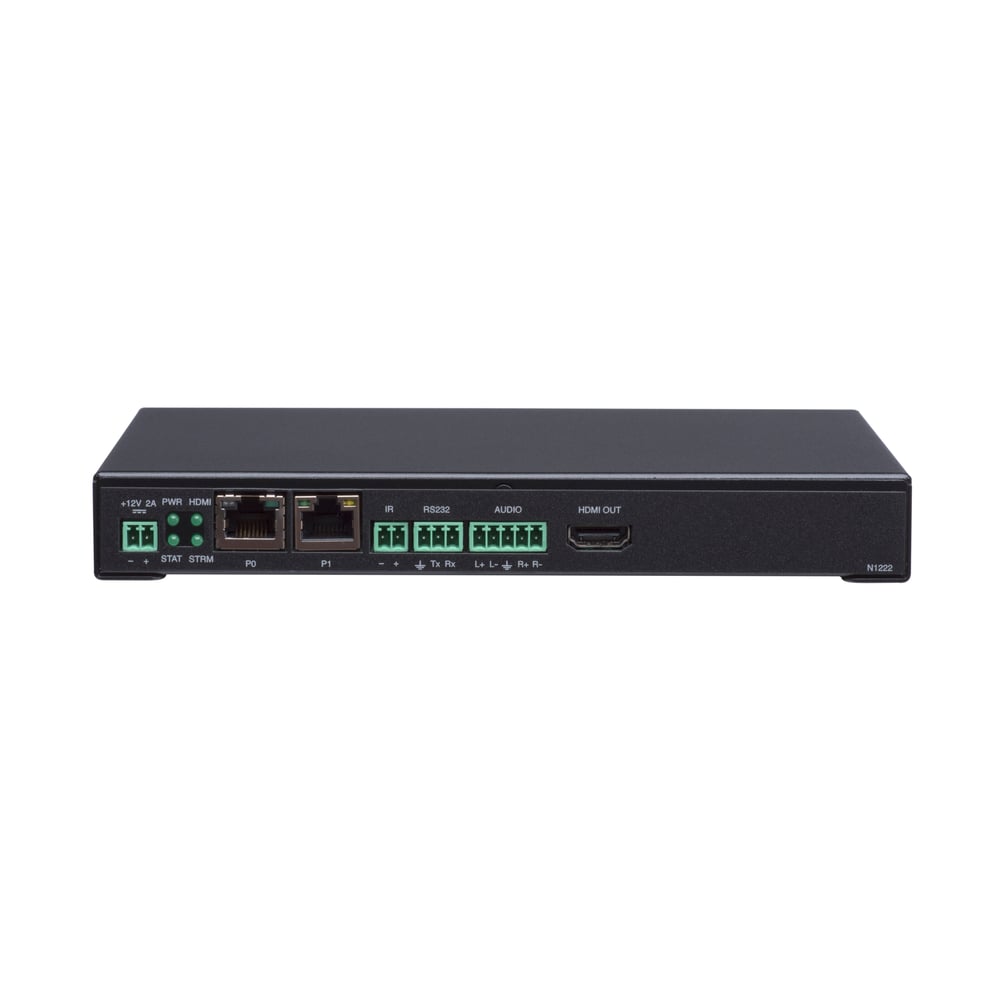 AMX FGN1222A-SA Svsi Stand-Alone Minimal Compression Voip Decoder W/(2)Rj45 Network Port