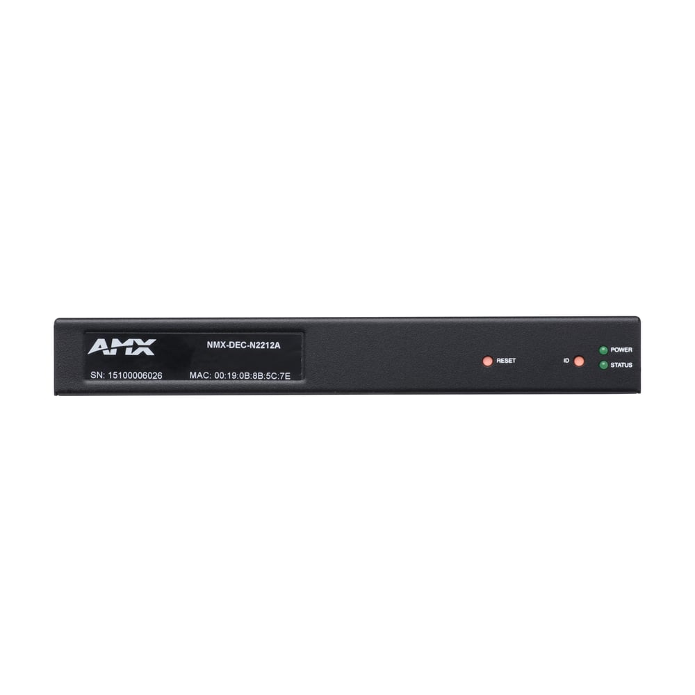 AMX FGN2212A-SA Svsi Stand-Alone Jpeg2000 Decoder With Ultra-Low Latency For 1080P/60Hz,