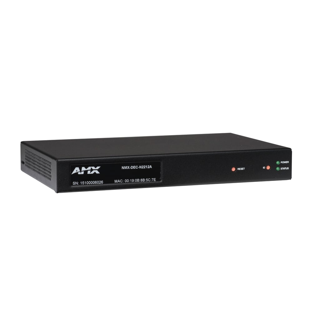 AMX FGN2212A-SA Svsi Stand-Alone Jpeg2000 Decoder With Ultra-Low Latency For 1080P/60Hz,