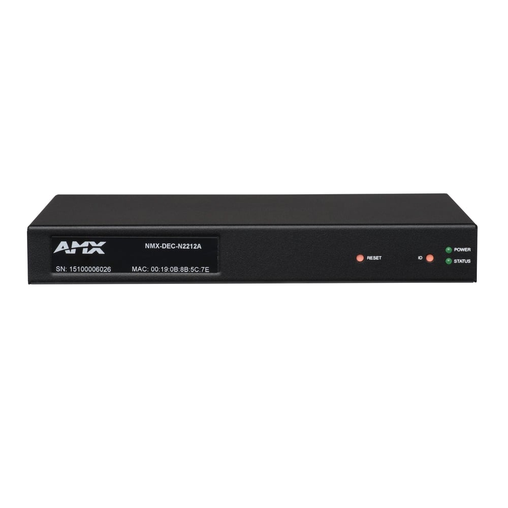 AMX FGN2212A-SA Svsi Stand-Alone Jpeg2000 Decoder With Ultra-Low Latency For 1080P/60Hz,