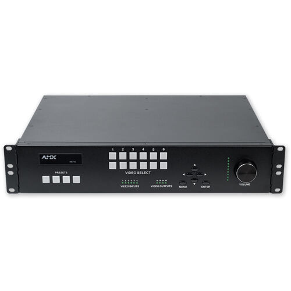 AMX FGN7142-23 Networked Av Presentation Switcher W/Six Local Inputs (4 4K60 And 2 Vga)