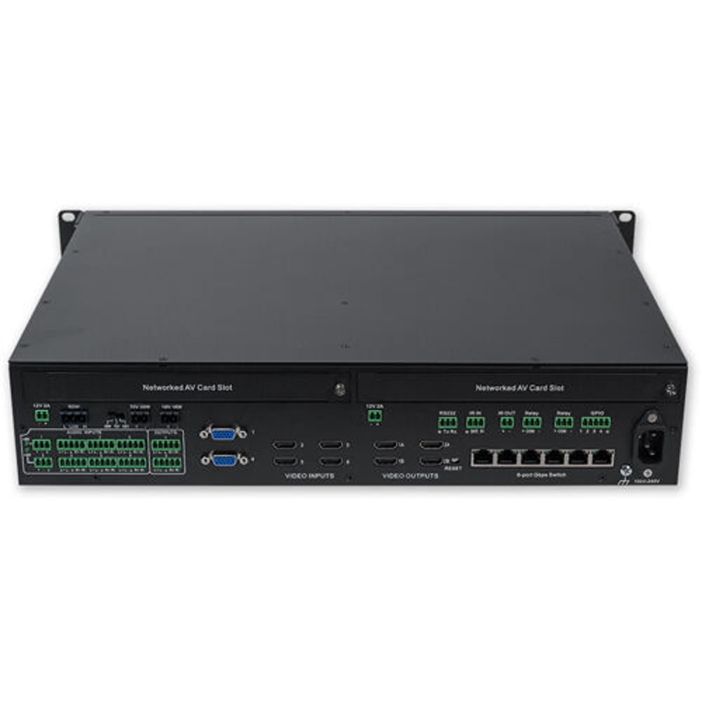 AMX FGN7142-23 Networked Av Presentation Switcher W/Six Local Inputs (4 4K60 And 2 Vga)
