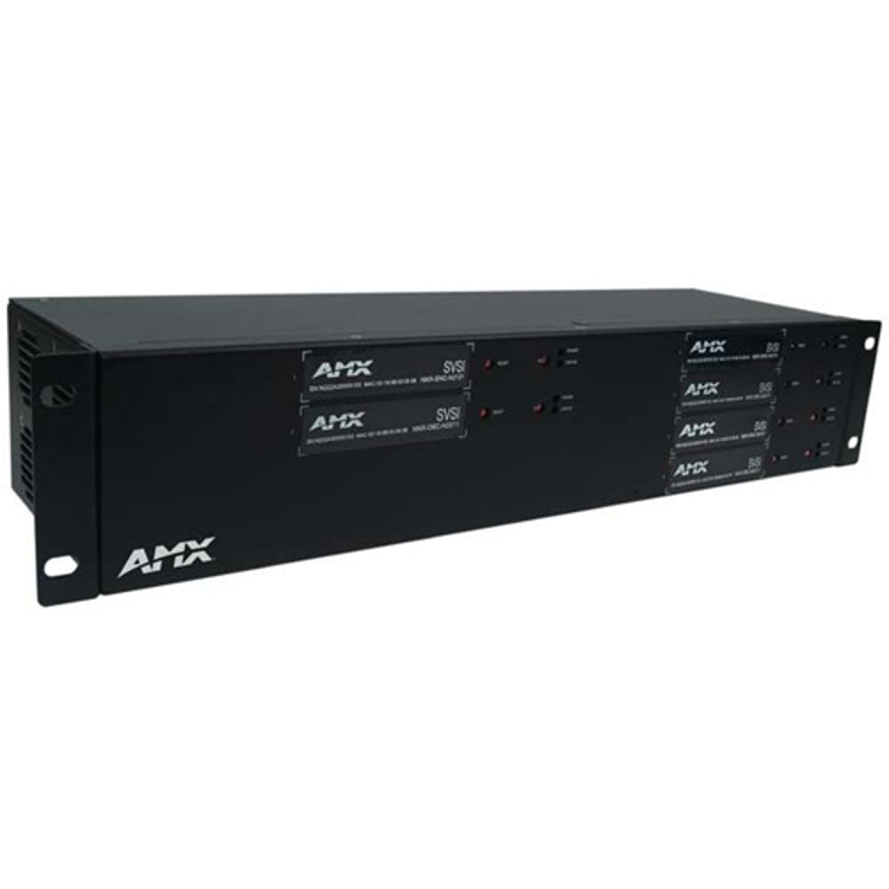 AMX FGN9206 Nmx-Acc-N9206 2Ru Rack Mount Cage With Power For Six Svsi N-Series Card