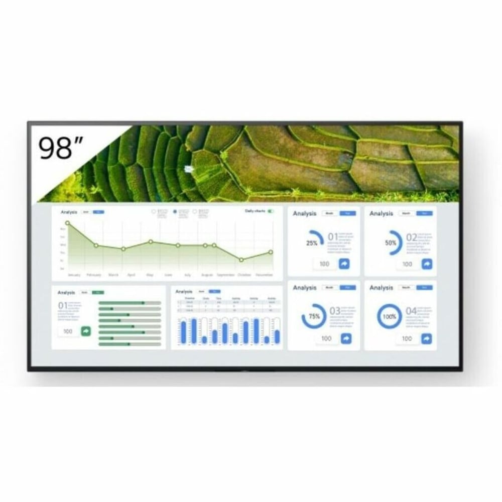 Sony FW98BZ30L 98" 3840X2160 4K 440Nit, 24/7 Display