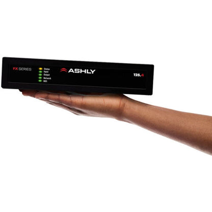 Ashly FX125.4 1/2-Rack Compact 4-Chan Power Amp With Dsp, 4 X 125W At 4/8 Ohms, 2 X 250W At 70V