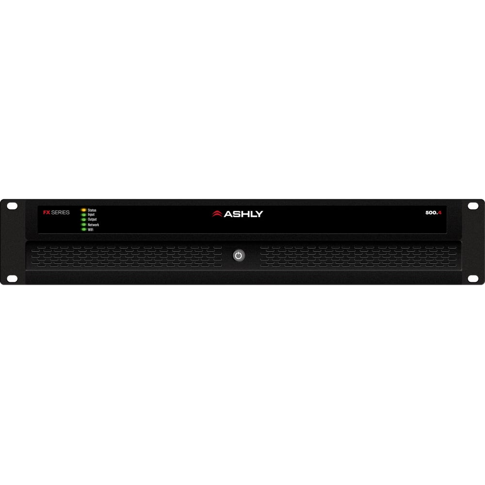 Ashly FX500.4 4-Channel Power Amplifier With Dsp, 4 X 500W At 2/4 Ohms