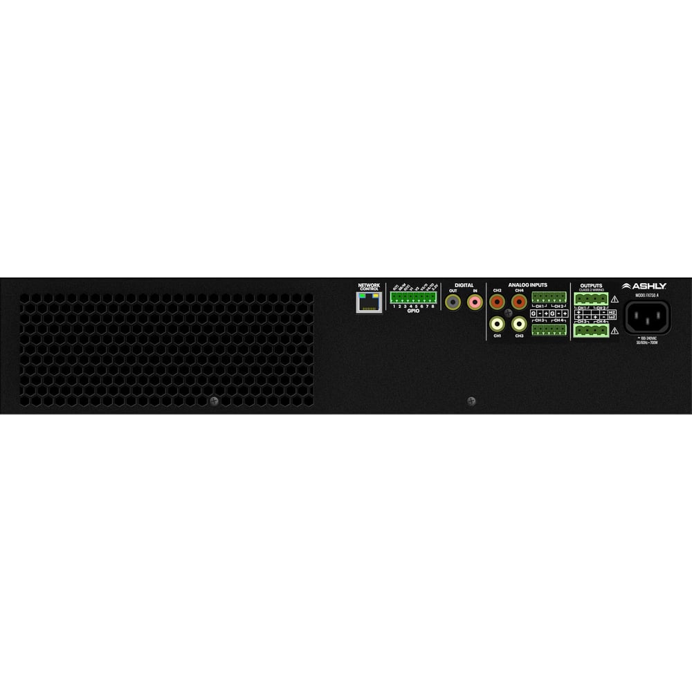Ashly FX750.4 4-Channel Power Amplifier