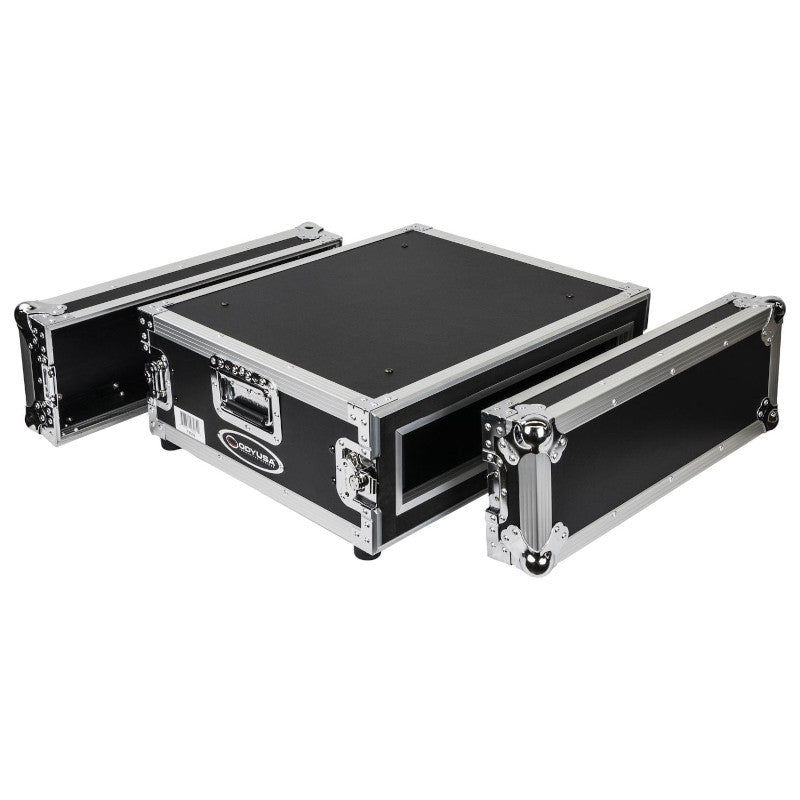 Odyssey FZS02 2U Shock Mount Rack Flight Case deconstructed